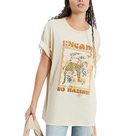 Pac Sun PS / LA Escape To Nature Oversized T-Shirt, OSFM - Picture 1 of 7